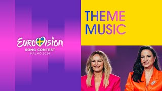 Eurovision Song Contest  Malmö 2024 Theme Music 🇸🇪  unitedbymusic [upl. by Epifano]