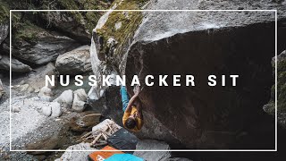 Chris Rauch doing the FIRST ASCENT of Nussknacker Sit 8B  Zillertal  Austria [upl. by Artus]