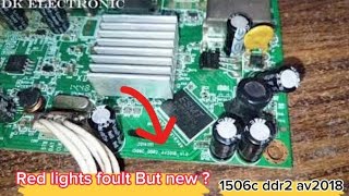 1506C DDR2 AV2018 DEAD REPAIR red light problem repair [upl. by Gottlieb407]