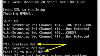 CMOS Checksum Bad  Quick Easy Fix 2 [upl. by Adamsun]