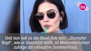 Lucy Hale DAS ist die Sommerfrisur 2017 [upl. by Ydnerb806]