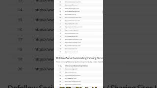 High DA PA Free Social Bookmarking Sites List 2023  Do Follow Social Bookmark Links for SEO [upl. by Heyman]