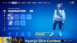 Nyanja Skin Combos Fortnite Battle Royale [upl. by Deer]