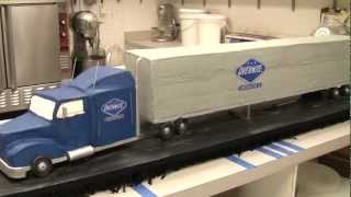 Custom Cake Build Overnite Truck Time Lapse  Cakes By Graham [upl. by Hinda]