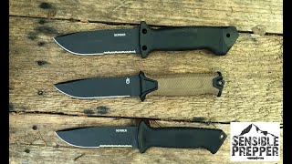 Gerber Prodigy Strong Arm amp LMF II Knife Comparison [upl. by Hizar]