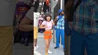 not the map 😭 dora swiper dominicandora doradominicana animeexpo funny [upl. by Nedlog]