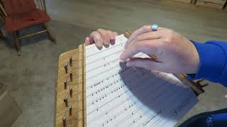 quotTurkey in the Strawquot  Played on a Zither  Lap Harp by Debbie Center [upl. by Nevsa]