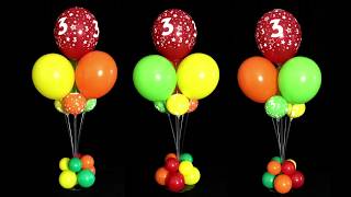 Balloon Bouquet Centerpieces Without Helium [upl. by Aivatan]