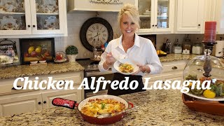 How To Make Chicken Alfredo Lasagna [upl. by Halstead695]