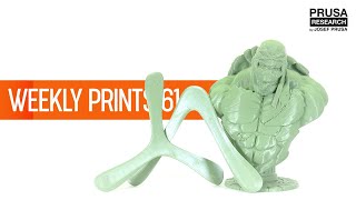 Weekly 3D Prints 61 PETG Pistachio Green [upl. by Stavro]