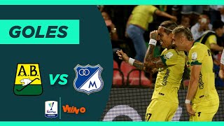 Bucaramanga vs Millonarios 21  Liga BetPlay Dimayor 2022 1 Cuadrangulares Fecha 6 [upl. by Akeenat730]