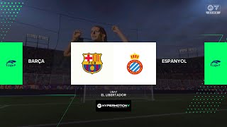 Barcelona vs Espanyol 13102024 Liga F Femenino FC 25 [upl. by Harwilll]