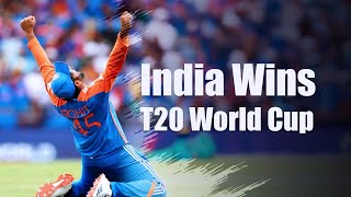 India Wins T20 World Cup 2024 [upl. by Nnire]