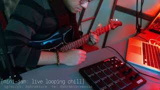 Live Looping with MPD218 and Guitar  Chill HipHop Instrumental [upl. by Lenod568]