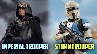 Stormtroopers VS Imperial Army Troopers  Whats the DIFFERENCE [upl. by Stockton]