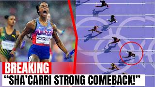 ShaCarri Richardson UNLEASHES Furious Final 100 To Gold  Womens 4x100 Relay  Paris Olympics [upl. by Coffey]