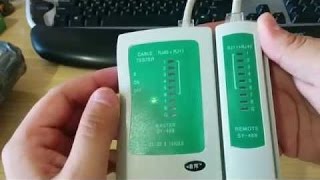 How To Use Network Cable Tester [upl. by Assirat]