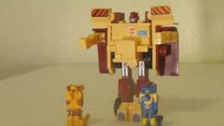 Double targetmaster G1 autobot LandFill [upl. by Andrei]