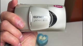 Olympus Stylus MJU III 120 Zoom 35mm Compact Point amp Shoot Film Camera TESTED wwwPopTzcom [upl. by Cirda]