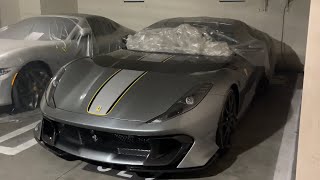 Hidden Underground Ferrari Garage Under Beverly Hills Worth Millions of Dollars of Supercars [upl. by Amla]