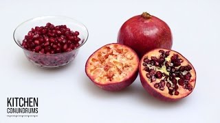 The Easiest Way to Seed a Pomegranate  Kitchen Conundrums with Thomas Joseph [upl. by Jessalin]