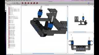 Vex IQ Building Instructions  Elevator to Move along Linear Gear Tracks [upl. by Nautna]