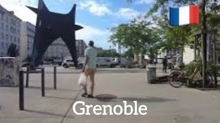 Grenoble France 4K walking tour grenoble4k walkingtour [upl. by Lourie575]