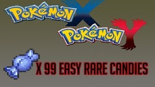 Pokemon X and Y  99 rare Candies and Easy Dubious Disks [upl. by Primrosa]