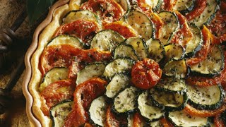 Recette  Tarte courgette et tomate [upl. by Hamlen]