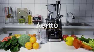 Aeitto HSJ8824 Slow Masticating Juicer Machine [upl. by Anelac114]