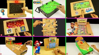 10 Amazing Cardboard Games Compilation  Beginner Life [upl. by Aiblis]