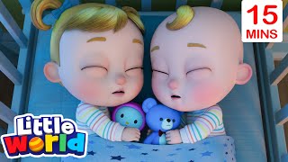 Time To Rest Babies  Little World  💤 Bedtime Wind Down and Sleep with Moonbug Kids [upl. by Erdua]