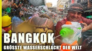 Größte Wasserschlacht Der Welt  200000 Menschen in Bangkok feiern das Jahr 2567  022 [upl. by Murage]