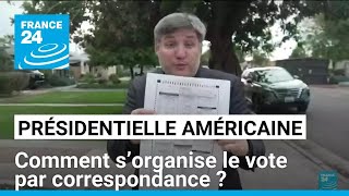 Présidentielle américaine  comment s’organise le vote par correspondance  • FRANCE 24 [upl. by Colfin631]