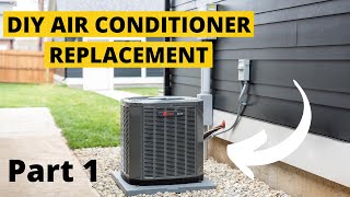 DIY Air Conditioner Replacement Part 1 Step By Step Guide [upl. by Templia]