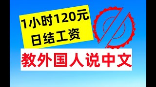 【公众号：钱是底气】教外国人说中文，1小时120元，日结工资 [upl. by Rorrys442]