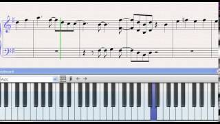 Partitura Piano Casi Te Envidio  Andy Montañez  demo [upl. by Nwahsat11]