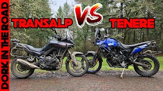 Honda Transalp 750 vs Yamaha Tenere 700 From a Guy Who Owns Both [upl. by Anua96]