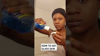 How to get GLASS skin glassskin cleanskin youtubeshorts facewashroutine [upl. by Dasha]