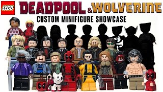 LEGO DEADPOOL and WOLVERINE Custom Minifig SPOILERS Showcase [upl. by Theresina457]