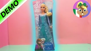 Frozen ELSA  La regina di ghiaccio  Disney Mattel Elsa bambola  Bambola da scartare [upl. by Lehet972]