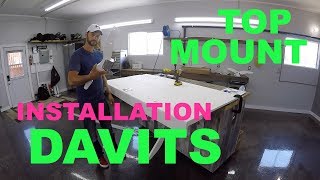 Top mount davit Instalation step by step wwwdinghydavitscom [upl. by Durkee]