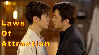 🏳️‍🌈 Thai BL Series 👉 Laws Of Attraction ❤️‍🔥 EngSub Release Promo Video [upl. by Nosnorb]