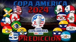 COPA AMERICA 2024  PREDICCIÓN  countryballs [upl. by Afaw]