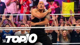 The Rock’s most electrifying People’s Elbows WWE Top 10 Nov 18 2021 [upl. by Ransome]