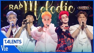 TOP 10 bản rap MELODIC cực cuốn gây tiếng vang tại Rap Việt Mùa 3 Mikelodic Ogenus Captain [upl. by Idorb]