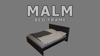 How to build  Ikea MALM Bed Frame  Put It Together [upl. by Adnohsirk]