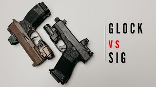 Glock 43x MOS vs SIG X Macro 2024 [upl. by Redlac279]