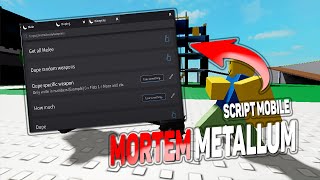 Mortem Metallum script mobile – Get all melee Dupe weapons [upl. by Iiette]