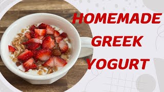 SAVE LOADS OF MONEY MAKING YOUR OWN GREEK YOGURT [upl. by Anaidirib]